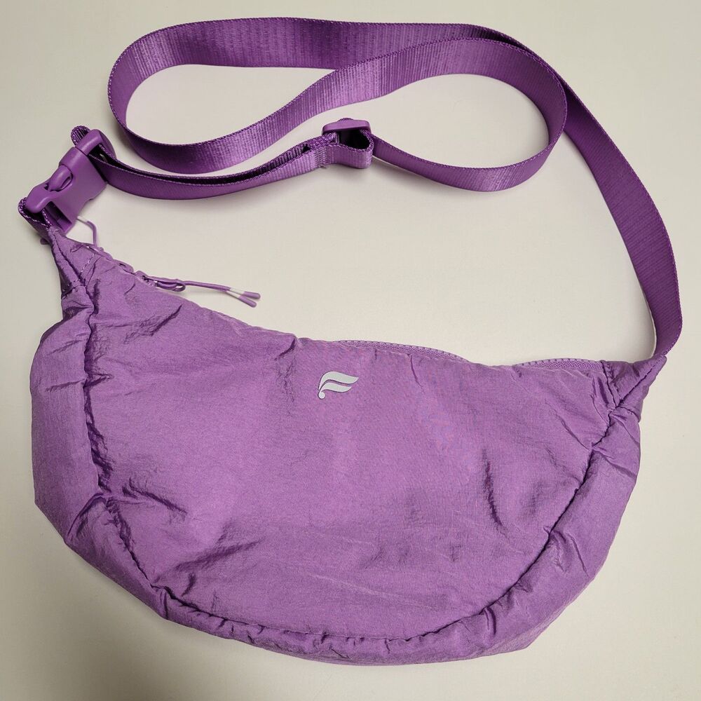 Fabletics The Sling Bag crossbody in Purple (Ultra Violet Crinkle)